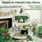 St. Patrick’s Party Supplies: 7-Piece Tiered Tray Decor Set – Freestanding Wood Signs & Bead Garland for Lucky Shamrock Irish Table Centerpiece